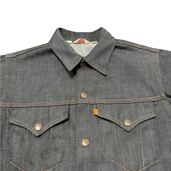 RARE 1960s LEVI’S Orange Tab Denim Jacket - Picture 2 of 6